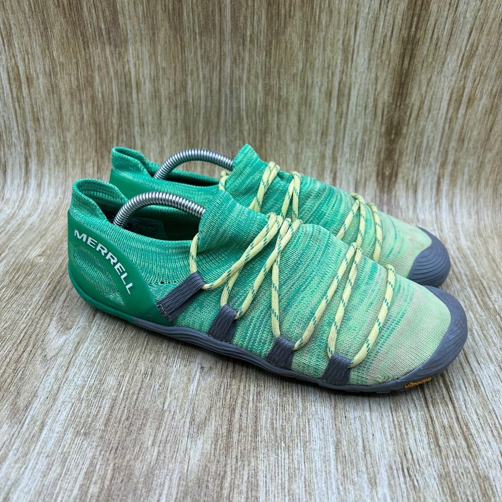 Merrell Vapor Glove‎ 4 Women's Size 7.5 Sunny Lime Beetle Running Shoes J52510